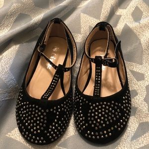 Toddler rhinestone dress shoes- Never Worn- 7